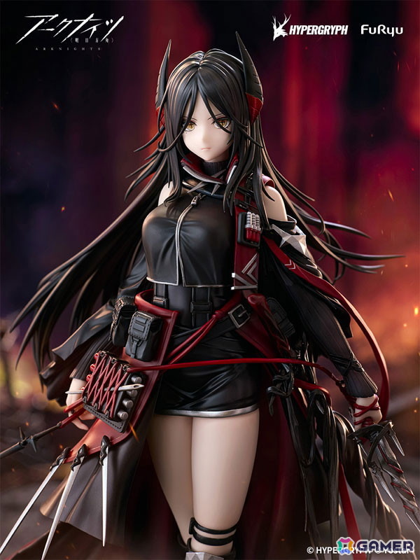 「アークナイツ」より「イネス」を原作イラストそのままに立体化！衣装は質感の再現を重視し、武器は塗装にもこだわり重量を感じさせる仕上がりにの画像