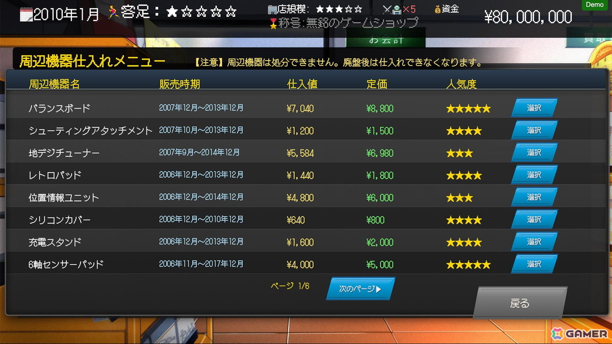 ゲームショップ経営SLG「ゲームショップ斜陽」の特別体験版が公開！バブル崩壊時代の厳しいショップ経営を体験可能の画像