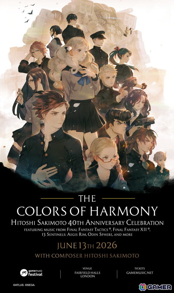 崎元仁氏の作曲家人生40周年を記念したコンサート「The Colors of Harmony」が6月13日にイギリスで開催！国内での主演公演も企画中の画像1