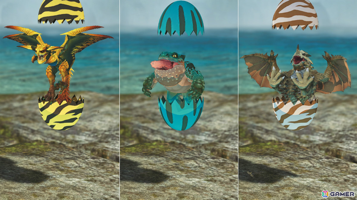 チャーム「ぴょこぴょこレ・ダウ」「ぴょこぴょこチャタカブラ」「ぴょこぴょこグラビモス」