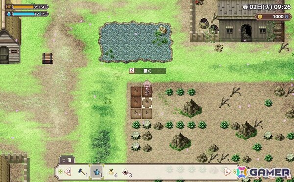 7人のヒロインとの恋愛も楽しめる牧場生活シミュレーションゲーム「リトリリア - 泉の女神と森の魔女-」がSteamで2026年秋に配信！の画像