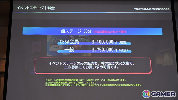 「TGS2026」5日間開催、ファミリーゲームパークの移設、セサザウルスお披露目などのトピックが並んだ開催発表会をレポートの画像