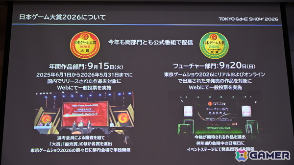 「TGS2026」5日間開催、ファミリーゲームパークの移設、セサザウルスお披露目などのトピックが並んだ開催発表会をレポートの画像