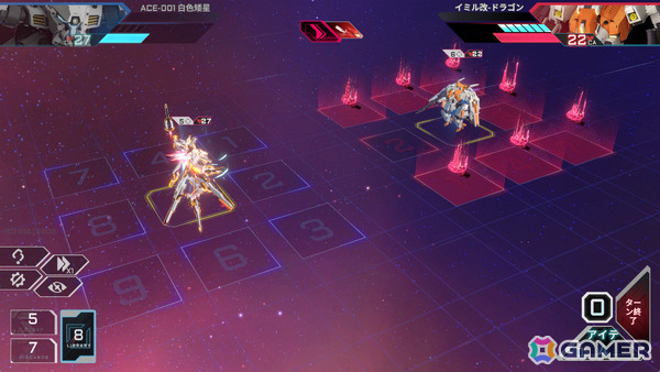 巨大メカ×デッキ構築型ローグライク「エース戦略：メカノヴァ」デモ版がSteamで配信！カード選択だけでなくユニットの向き・位置関係が勝敗を左右するの画像