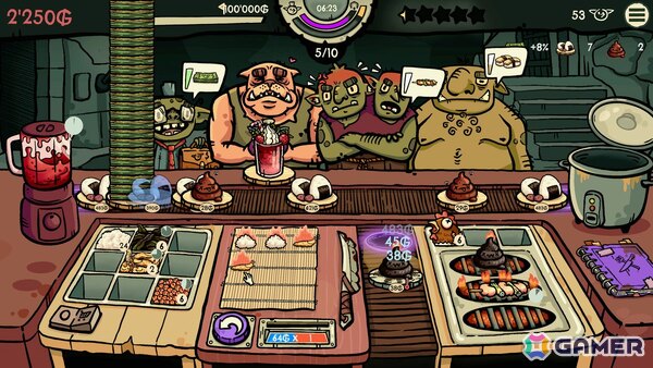 ローグライク・寿司レストラン経営ゲーム「へいお待ち！ゴブリン寿司」PC/モバイルで早期アクセス配信が開始！の画像