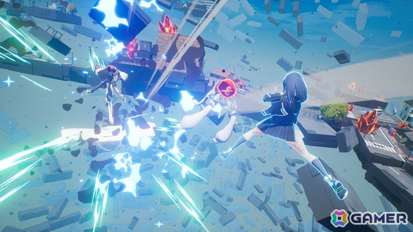 女子高生ヒーローが怪獣と戦うアクションゲーム「マイトレイア」の体験版がSteamで配信!アニメスタイルで繰り広げられる爽快アクションに注目の画像