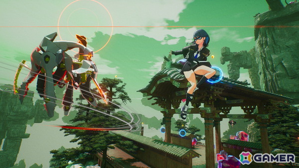 女子高生ヒーローが怪獣と戦うアクションゲーム「マイトレイア」の体験版がSteamで配信!アニメスタイルで繰り広げられる爽快アクションに注目の画像