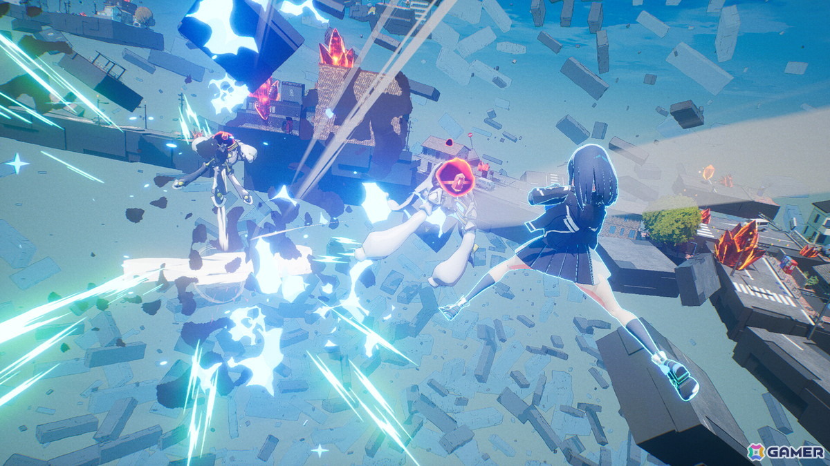 女子高生ヒーローが怪獣と戦うアクションゲーム「マイトレイア」の体験版がSteamで配信！アニメスタイルで繰り広げられる爽快アクションに注目の画像20