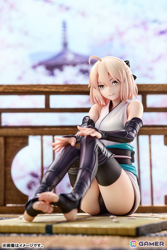 「FGO」沖田総司が最終再臨姿でスケールフィギュア化！普段の凛々しい戦闘服である羽織をおろし、安らぎの一時を楽しむ姿を再現の画像4