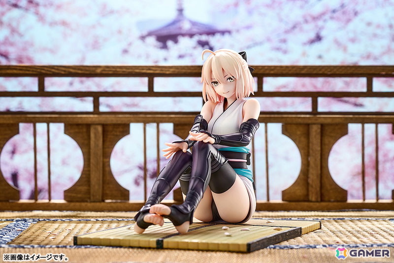 「FGO」沖田総司が最終再臨姿でスケールフィギュア化!普段の凛々しい戦闘服である羽織をおろし、安らぎの一時を楽しむ姿を再現の画像