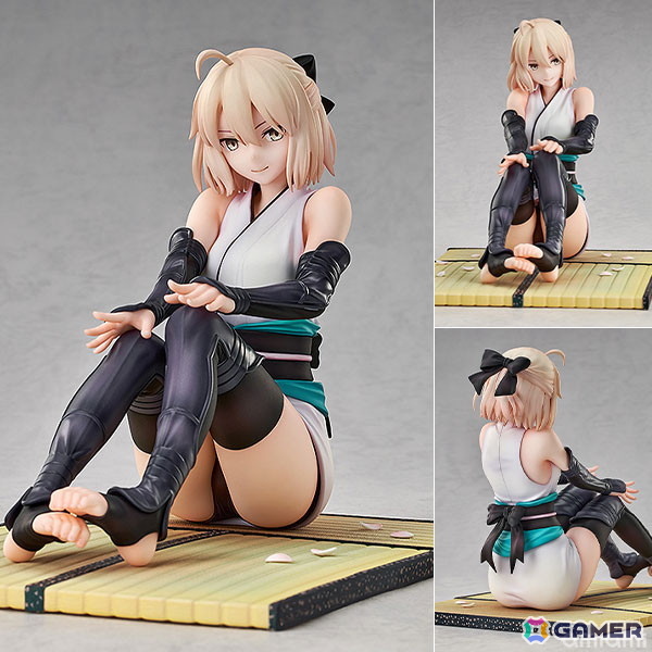 「FGO」沖田総司が最終再臨姿でスケールフィギュア化!普段の凛々しい戦闘服である羽織をおろし、安らぎの一時を楽しむ姿を再現の画像