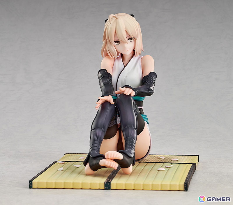 「FGO」沖田総司が最終再臨姿でスケールフィギュア化!普段の凛々しい戦闘服である羽織をおろし、安らぎの一時を楽しむ姿を再現の画像