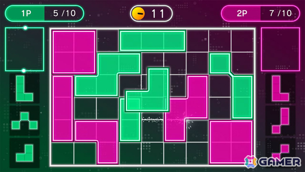 スピードと戦略の対戦型パズルゲーム「BLOCLASH」が配信!交互にブロックを置いて縦か横のラインをつなげようの画像