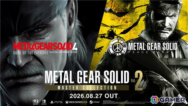 「METAL GEAR SOLID: MASTER COLLECTION Vol.2」が8月27日に発売！「MGS4」「ピースウォーカー」に加え外伝作「ゴーストバベル」を収録の画像1