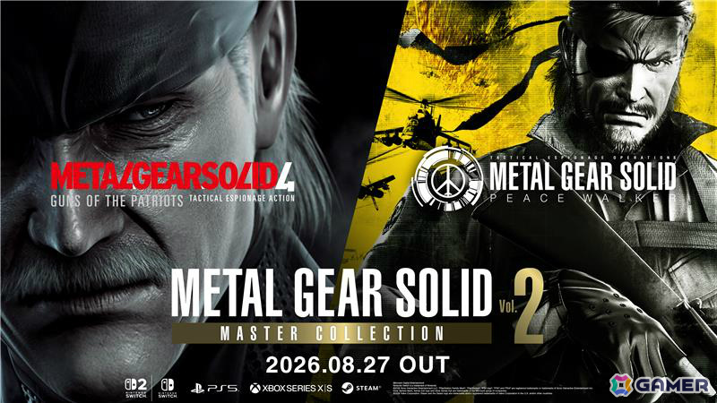 「METAL GEAR SOLID: MASTER COLLECTION Vol.2」が8月27日に発売!「MGS4」「ピースウォーカー」に加え外伝作「ゴーストバベル」を収録の画像