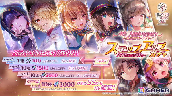 「ヘブバン」手塚咲がガチャに登場！4周年記念人気投票のキャラクター部門では蒼井えりかが1位にの画像16