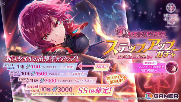 「ヘブバン」手塚咲がガチャに登場！4周年記念人気投票のキャラクター部門では蒼井えりかが1位にの画像4