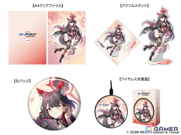 「ブルアカ」ワカモ（CV：斎藤千和）の録り下ろしボイスを搭載したコラボワイヤレスイヤホンの受注販売が2月14日15時より開始！の画像4