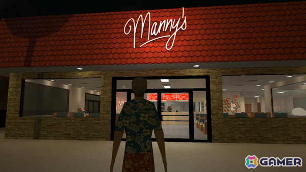 サバイバルホラーADV「Manny's」Switch版が配信！無人島に取り残された漂流者の前に突如現れたファストフード店の秘密とはの画像