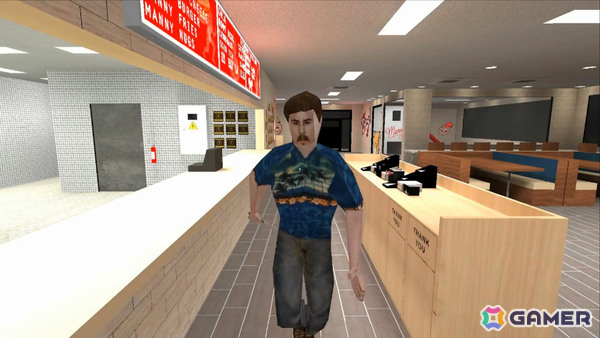 サバイバルホラーADV「Manny's」Switch版が配信！無人島に取り残された漂流者の前に突如現れたファストフード店の秘密とはの画像