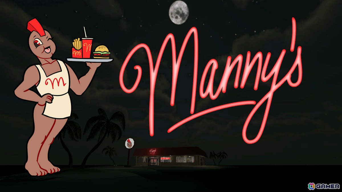 サバイバルホラーADV「Manny's」Switch版が配信！無人島に取り残された漂流者の前に突如現れたファストフード店の秘密とはの画像