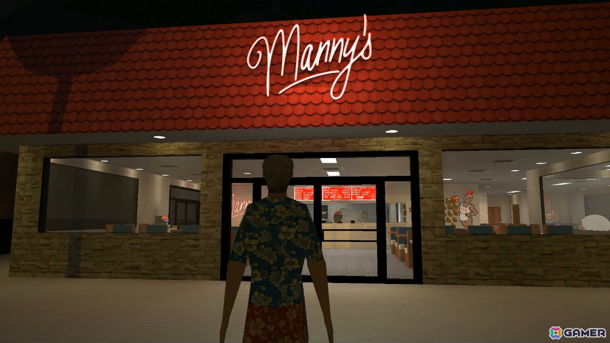 サバイバルホラーADV「Manny's」Switch版が配信！無人島に取り残された漂流者の前に突如現れたファストフード店の秘密とはの画像4
