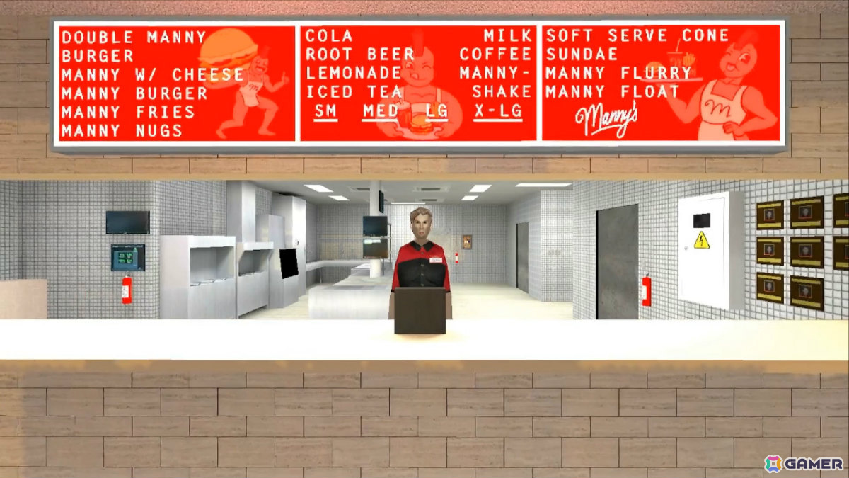 サバイバルホラーADV「Manny's」Switch版が配信！無人島に取り残された漂流者の前に突如現れたファストフード店の秘密とはの画像5