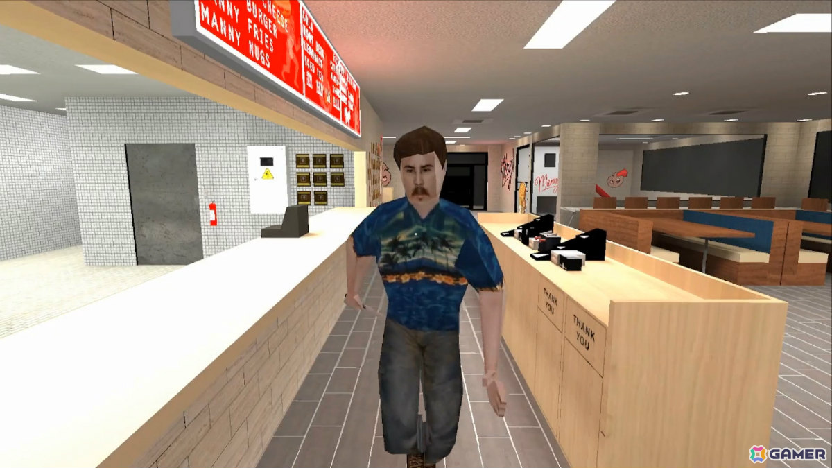 サバイバルホラーADV「Manny's」Switch版が配信！無人島に取り残された漂流者の前に突如現れたファストフード店の秘密とはの画像9