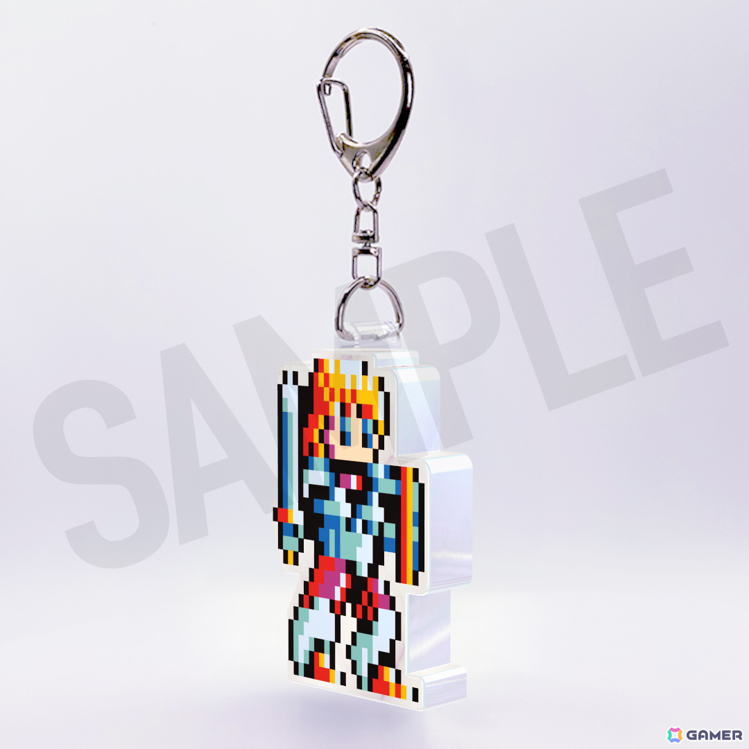 「ソーサリアン」ピクセルアートで描かれた2WAY仕様のアクスタ／キーホルダーの予約受付が開始！の画像3