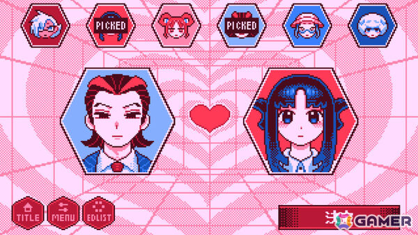 6人の男女から“キスをしないと出られない部屋”に閉じ込める2人を選ぶフリーノベルゲーム「せれくとKiss」が3月14日に公開！の画像