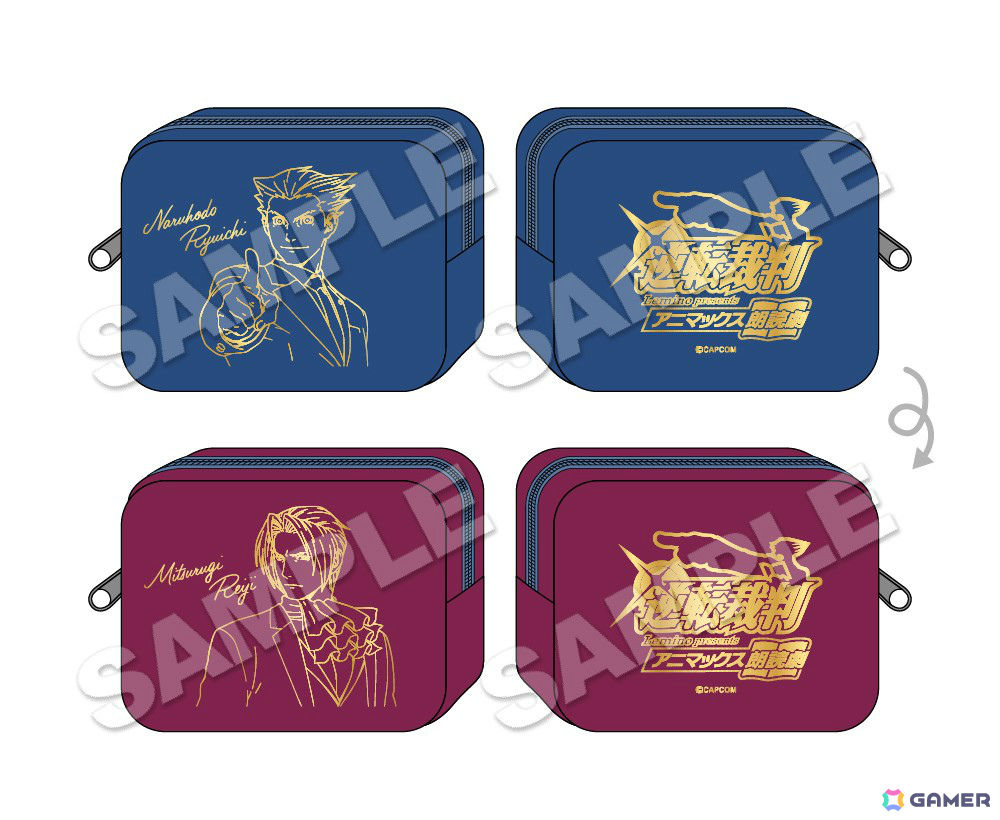 Lemino presents アニマックス朗読劇「逆転裁判」キャストとお揃いの台本を持った成歩堂龍一たちのアクスタなど法廷バトルを熱くするオリジナルグッズが公開!の画像