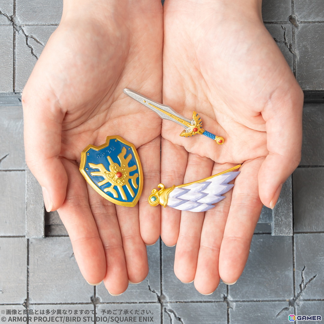 「ドラゴンクエスト」シリーズのびっくらたまごが初登場!宝箱型の入浴剤からロトのつるぎややくそうが出現の画像