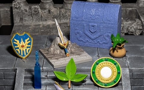 「ドラゴンクエスト」シリーズのびっくらたまごが初登場！宝箱型の入浴剤からロトのつるぎややくそうが出現