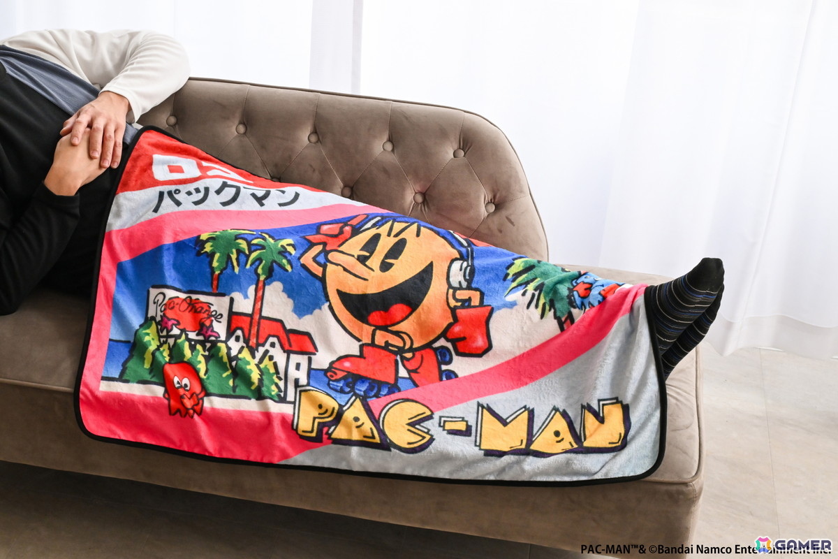 「パックマン」「ゼビウス」「ドルアーガの塔」のブランケットが発売!ナムコットのファミコンソフト30タイトルをまとめた冊子も同梱の画像