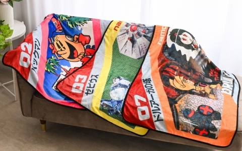 「パックマン」「ゼビウス」「ドルアーガの塔」のブランケットが発売！ナムコットのファミコンソフト30タイトルをまとめた冊子も同梱