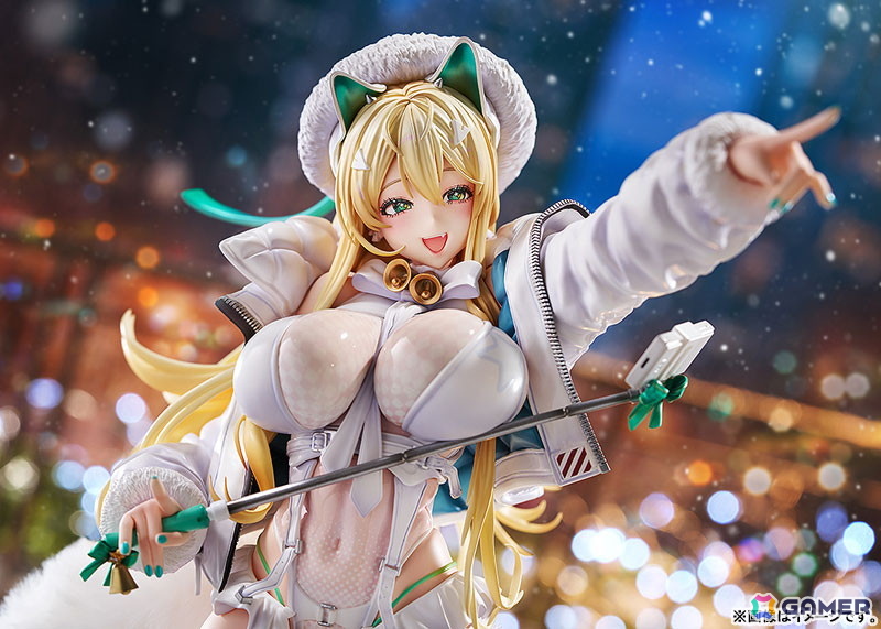「勝利の女神：NIKKE」テトラライン所属の人気配信者・ルピーが特別感あふれる真っ白なサンタクロース姿で立体化！の画像