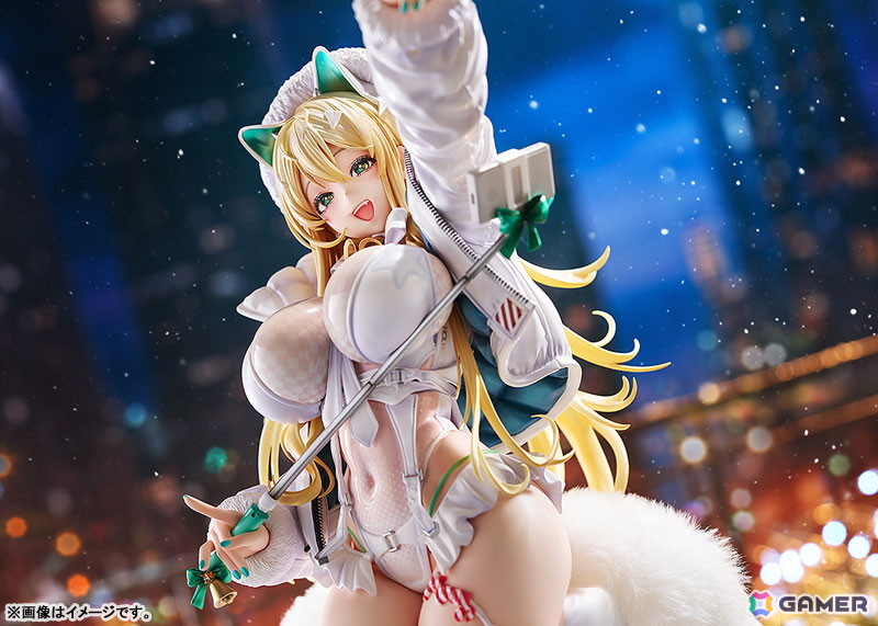 「勝利の女神：NIKKE」テトラライン所属の人気配信者・ルピーが特別感あふれる真っ白なサンタクロース姿で立体化！の画像