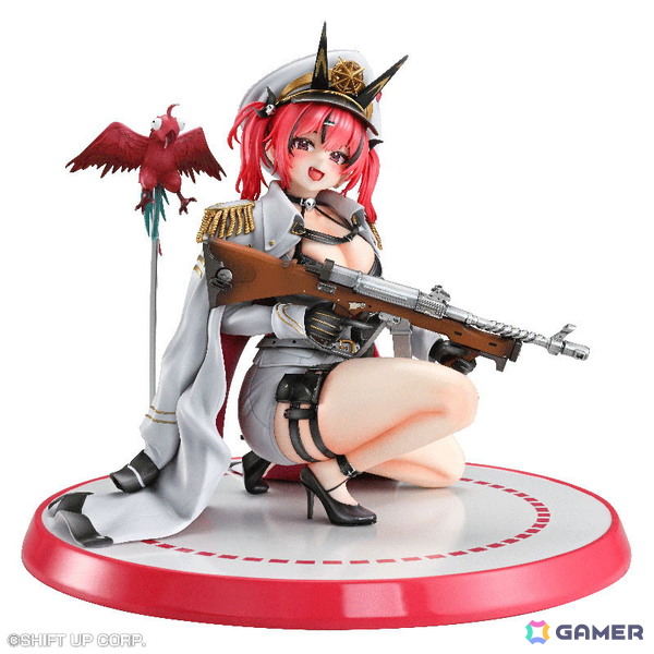 「勝利の女神：NIKKE」より海に憧れを抱くニケ・マストがスケールフィギュア化！首元のドクロや両手に携えた武器など、細部の造形にまでこだわって再現の画像2