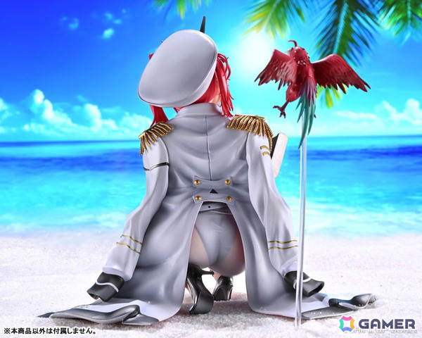「勝利の女神：NIKKE」より海に憧れを抱くニケ・マストがスケールフィギュア化！首元のドクロや両手に携えた武器など、細部の造形にまでこだわって再現の画像4