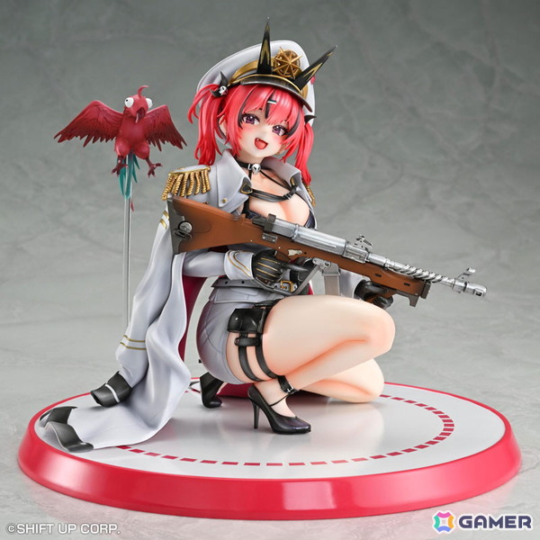 「勝利の女神：NIKKE」より海に憧れを抱くニケ・マストがスケールフィギュア化！首元のドクロや両手に携えた武器など、細部の造形にまでこだわって再現の画像6