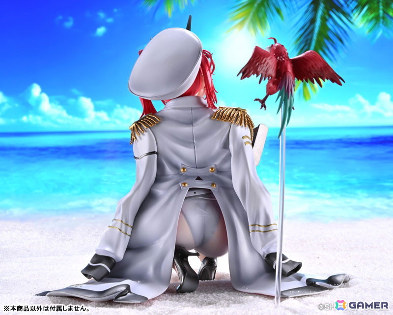 「勝利の女神：NIKKE」より海に憧れを抱くニケ・マストがスケールフィギュア化！首元のドクロや両手に携えた武器など、細部の造形にまでこだわって再現の画像