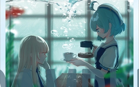 「アクアリウムは踊らない」2周年記念グッズがフロンティアワークス公式通販で予約受付開始！タニタコーヒーとのコラボ商品もラインナップ