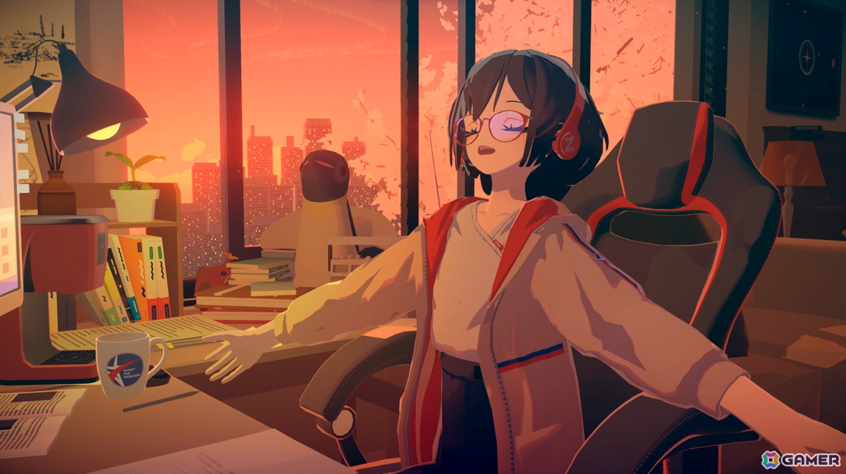 作業用ADV「Chill with You : Lo-Fi Story」のスマートフォン版が発表！Steam版ではサトネとの作業通話生活がより豊かになるVer1.3アップデートも実施の画像