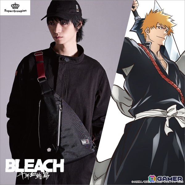 アニメ「BLEACH 千年血戦篇」黒崎一護と平子真子をイメージしたアウターやバッグなど4アイテムが登場！斬月を使用した特別写真も公開の画像2