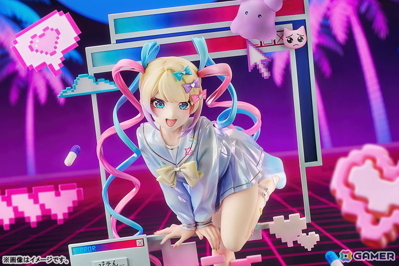 「NEEDY GIRL OVERDOSE」インターネット・エンジェル「超絶最かわてんしちゃん」がパソコンの画面から飛び出す姿で降臨！の画像