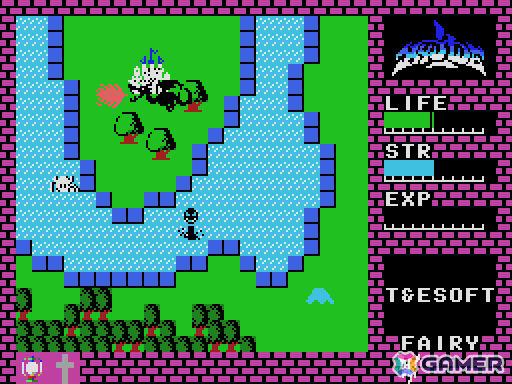 アクションRPG「ハイドライド(MSX・Windows11対応版)」がプロジェクトEGGでリリース!パスワードによるセーブや画面切り替えスクロール機能を搭載の画像