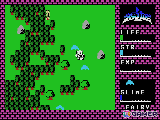 アクションRPG「ハイドライド(MSX・Windows11対応版)」がプロジェクトEGGでリリース!パスワードによるセーブや画面切り替えスクロール機能を搭載の画像