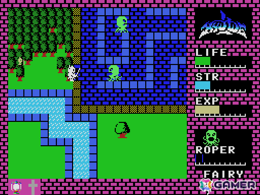 アクションRPG「ハイドライド（MSX・Windows11対応版）」がプロジェクトEGGでリリース！パスワードによるセーブや画面切り替えスクロール機能を搭載の画像2
