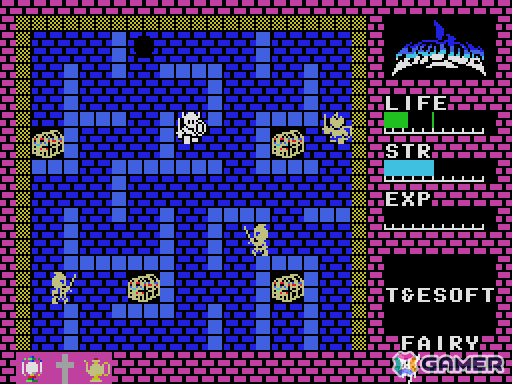 アクションRPG「ハイドライド（MSX・Windows11対応版）」がプロジェクトEGGでリリース！パスワードによるセーブや画面切り替えスクロール機能を搭載の画像4