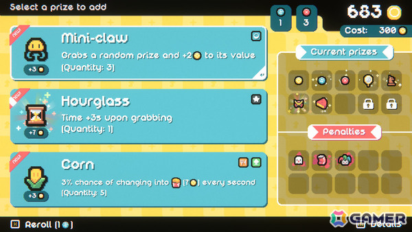 キュートなクレーンゲーム風デッキ構築ローグライトゲーム「Cupiclaw」の発売日が3月5日に決定！の画像